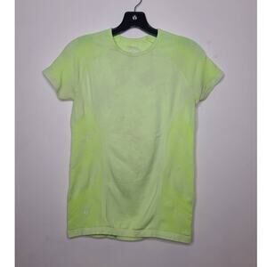 Athleta Girl bright yellow short sleeve athletic shirt - XL / 14 girls